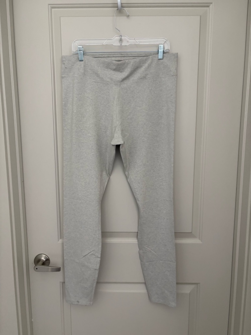 Pact Light  Gray Organic Cotton Leggings NWOT Size XL